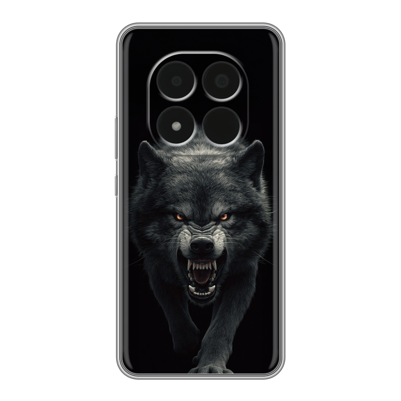 Силиконовый чехол на Redmi Note 15 Pro 5G с принтом Волк Силиконовый чехол на Redmi Note 15 Pro 5G с принтом Волк