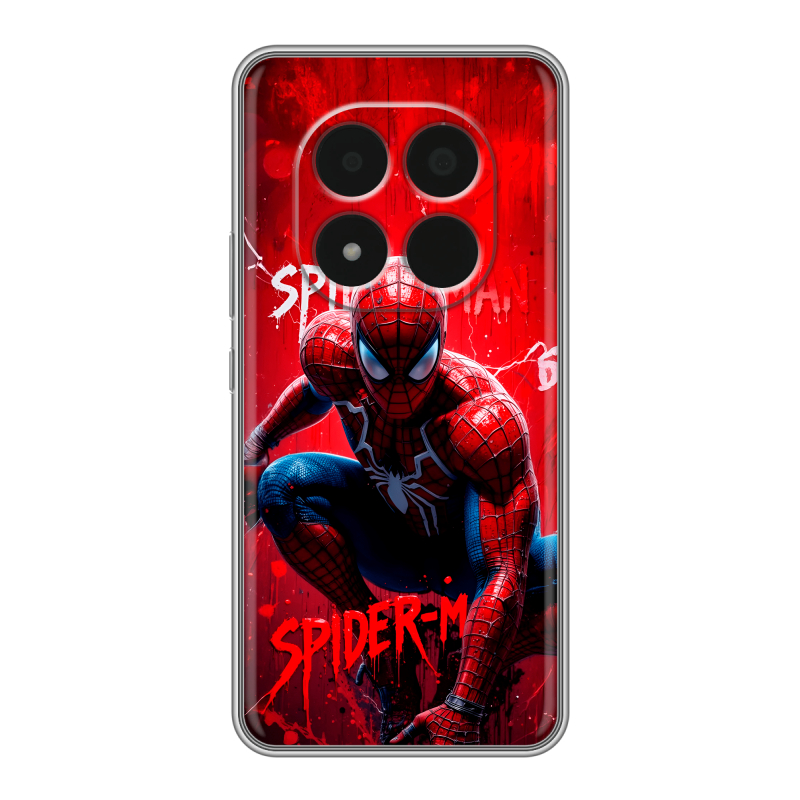 Силиконовый чехол на Redmi Note 15 Pro 5G с принтом Spiderman Человек паук Силиконовый чехол на Redmi Note 15 Pro 5G с принтом Spiderman Человек паук