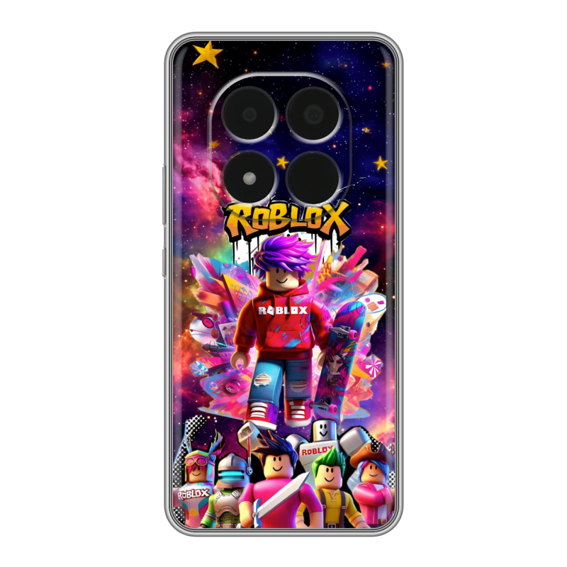 Силиконовый чехол на Redmi Note 15 Pro 5G с принтом Roblox Роблокс Силиконовый чехол на Redmi Note 15 Pro 5G с принтом Roblox Роблокс