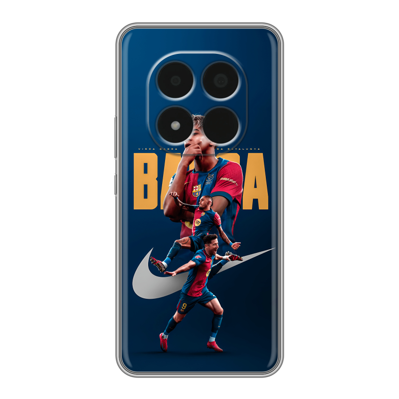 Силиконовый чехол на Redmi Note 15 Pro 5G с принтом Барселона Barca Yamal Силиконовый чехол на Redmi Note 15 Pro 5G с принтом Барселона Barca Yamal