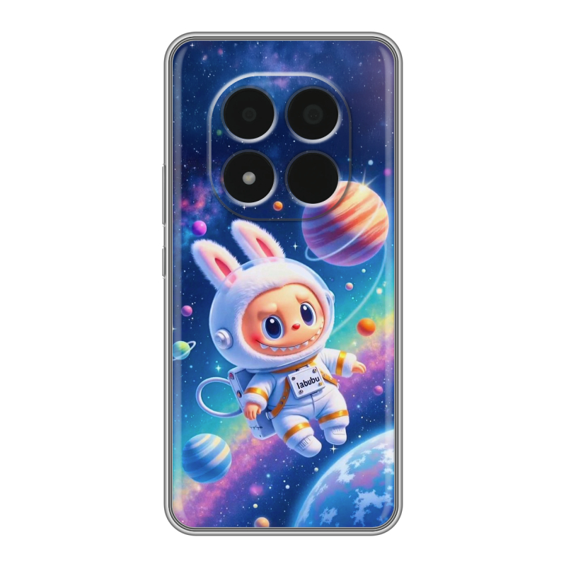 Силиконовый чехол на Redmi Note 15 Pro 5G с принтом Labubu Лабубу Силиконовый чехол на Redmi Note 15 Pro 5G с принтом Labubu Лабубу