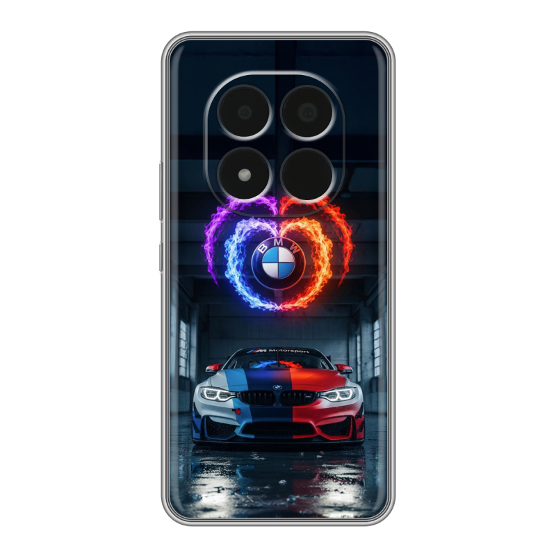 Силиконовый чехол на Redmi Note 15 Pro 5G с принтом BMW БМВ Силиконовый чехол на Redmi Note 15 Pro 5G с принтом BMW БМВ