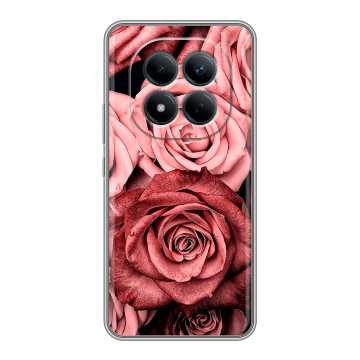 Силиконовый чехол на Redmi Note 15 Pro 4G с принтом Цветы розы Силиконовый чехол на Redmi Note 15 Pro 4G с принтом Цветы розы