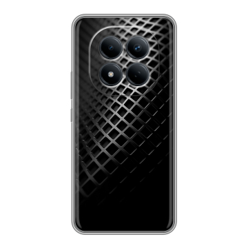 Силиконовый чехол на Redmi Note 15 Pro 4G с принтом Текстура металла