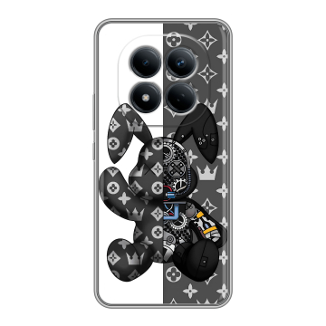 Силиконовый чехол на Redmi Note 15 Pro 4G с принтом Луи робот