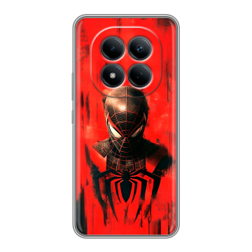 Силиконовый чехол на Redmi Note 15 Pro 4G с принтом человек паук spiderman