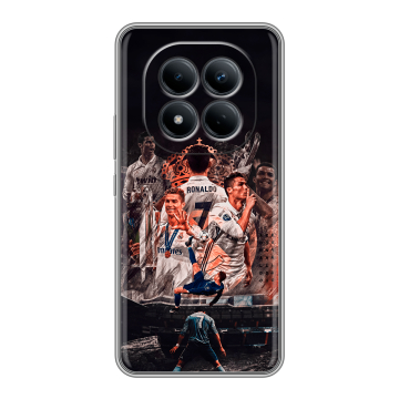 Силиконовый чехол на Redmi Note 15 Pro 4G с принтом Реал Роналдо Real Ronaldo Силиконовый чехол на Redmi Note 15 Pro 4G с принтом Реал Роналдо Real Ronaldo