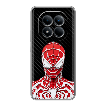 Силиконовый чехол на Redmi Note 15 Pro 4G с принтом человек паук spiderman