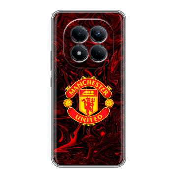 Силиконовый чехол на Redmi Note 15 Pro 4G с принтом Manchester United