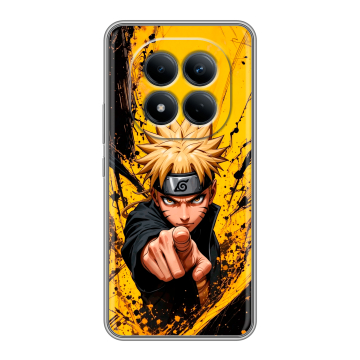 Силиконовый чехол на Redmi Note 15 Pro 4G с принтом Naruto Наруто