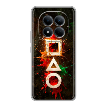 Силиконовый чехол на Redmi Note 15 Pro 4G с принтом Squid Game Игра кальмара