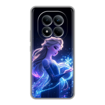 Силиконовый чехол на Redmi Note 15 Pro 4G с принтом Холодное сердце Frozen