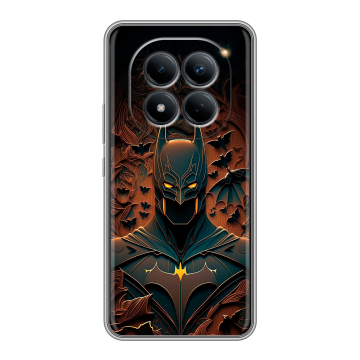 Силиконовый чехол на Redmi Note 15 Pro 4G с принтом Batman Бэтмен
