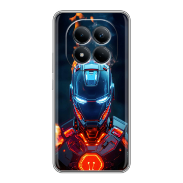 Силиконовый чехол на Redmi Note 15 Pro 4G с принтом IronMan Железный человек Силиконовый чехол на Redmi Note 15 Pro 4G с принтом IronMan Железный человек