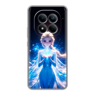 Силиконовый чехол на Redmi Note 15 Pro 4G с принтом Холодное сердце Frozen
