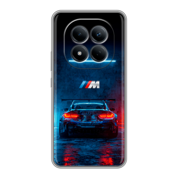 Силиконовый чехол на Redmi Note 15 Pro 4G с принтом BMW БМВ