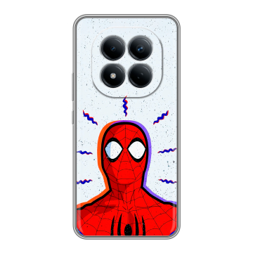 Силиконовый чехол на Redmi Note 15 Pro 4G с принтом Spiderman Человек паук