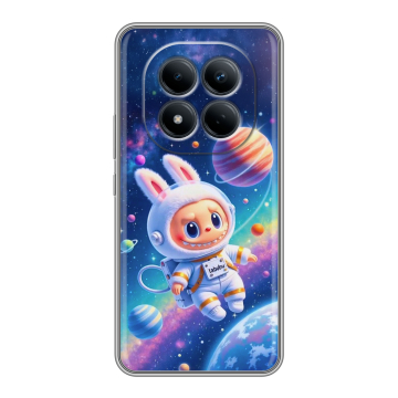 Силиконовый чехол на Redmi Note 15 Pro 4G с принтом Labubu Лабубу