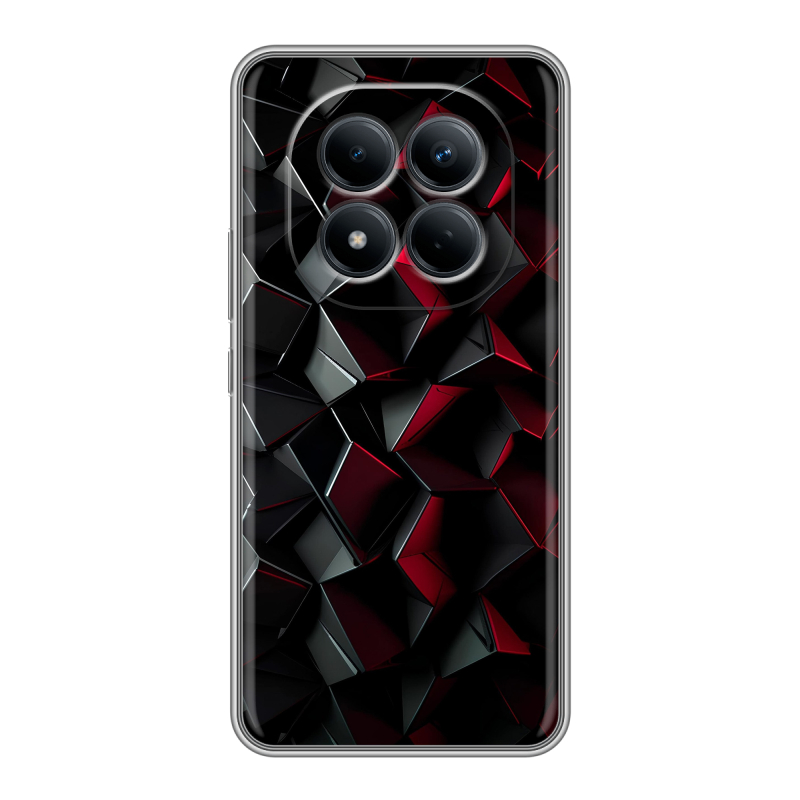 Силиконовый чехол на Redmi Note 15 Pro 4G с принтом Абстракция Силиконовый чехол на Redmi Note 15 Pro 4G с принтом Абстракция