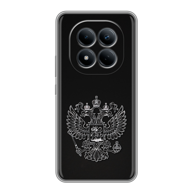 Силиконовый чехол на Redmi Note 15 Pro 4G с принтом Герб России Силиконовый чехол на Redmi Note 15 Pro 4G с принтом Герб России