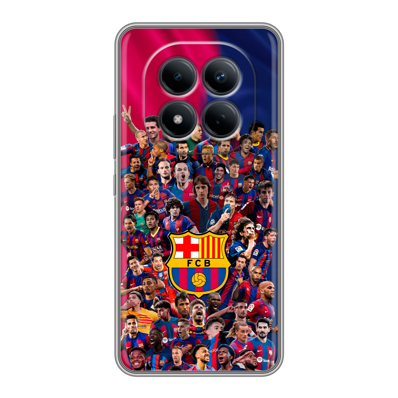 Силиконовый чехол на Redmi Note 15 Pro 4G с принтом Барселона Barcelona Силиконовый чехол на Redmi Note 15 Pro 4G с принтом Барселона Barcelona