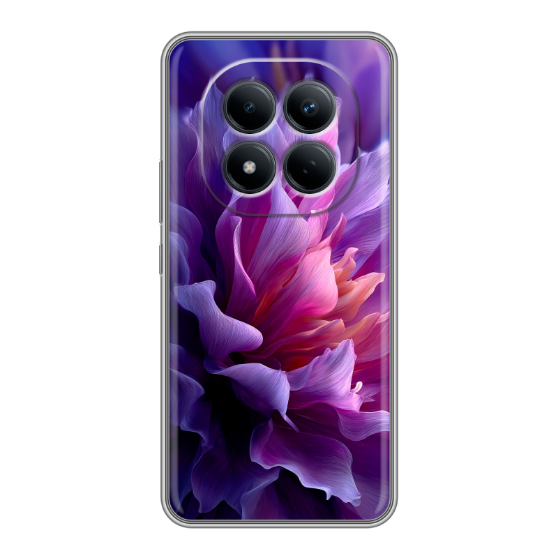 Силиконовый чехол на Redmi Note 15 Pro 4G с принтом женский цветы Силиконовый чехол на Redmi Note 15 Pro 4G с принтом женский цветы