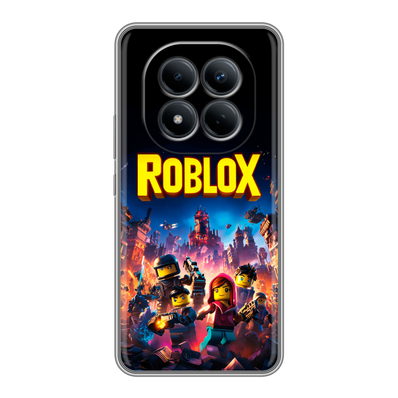 Силиконовый чехол на Redmi Note 15 Pro 4G с принтом Roblox Роблокс Силиконовый чехол на Redmi Note 15 Pro 4G с принтом Roblox Роблокс