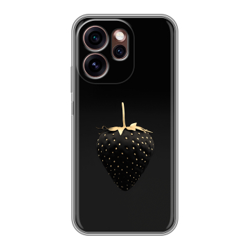 Силиконовый чехол на OPPO Reno15 Pro 5G с принтом Черная клубника Силиконовый чехол на OPPO Reno15 Pro 5G с принтом Черная клубника