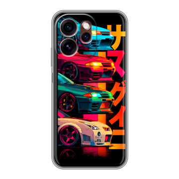 Силиконовый чехол на OPPO Reno15 Pro 5G с принтом Гоночные машины Силиконовый чехол на OPPO Reno15 Pro 5G с принтом Гоночные машины