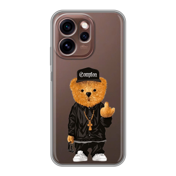 Силиконовый чехол на OPPO Reno15 Pro 5G с принтом Мишка Силиконовый чехол на OPPO Reno15 Pro 5G с принтом Мишка