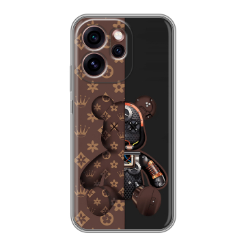 Силиконовый чехол на OPPO Reno15 Pro 5G с принтом Луи робот Силиконовый чехол на OPPO Reno15 Pro 5G с принтом Луи робот