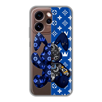 Силиконовый чехол на OPPO Reno15 Pro 5G с принтом Луи робот Силиконовый чехол на OPPO Reno15 Pro 5G с принтом Луи робот