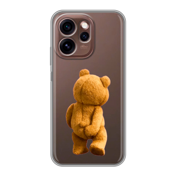 Силиконовый чехол на OPPO Reno15 Pro 5G с принтом Медведь Силиконовый чехол на OPPO Reno15 Pro 5G с принтом Медведь