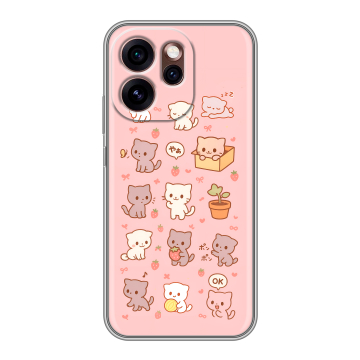 Силиконовый чехол на OPPO Reno15 Pro 5G с принтом Hello Kitty Хелоу Кити Силиконовый чехол на OPPO Reno15 Pro 5G с принтом Hello Kitty Хелоу Кити
