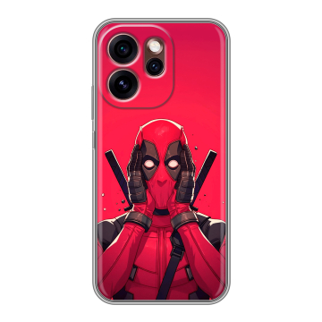 Силиконовый чехол на OPPO Reno15 Pro 5G с принтом Дедпул Deadpool Силиконовый чехол на OPPO Reno15 Pro 5G с принтом Дедпул Deadpool