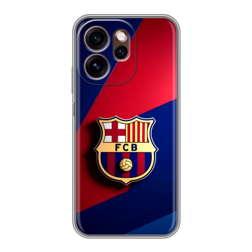 Силиконовый чехол на OPPO Reno15 Pro 5G с принтом Барселона Barcelona Силиконовый чехол на OPPO Reno15 Pro 5G с принтом Барселона Barcelona