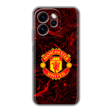 Силиконовый чехол на OPPO Reno15 Pro 5G с принтом Manchester United