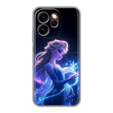 Силиконовый чехол на OPPO Reno15 Pro 5G с принтом Холодное сердце Frozen Силиконовый чехол на OPPO Reno15 Pro 5G с принтом Холодное сердце Frozen
