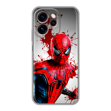 Силиконовый чехол на OPPO Reno15 Pro 5G с принтом Spiderman Человек паук Силиконовый чехол на OPPO Reno15 Pro 5G с принтом Spiderman Человек паук