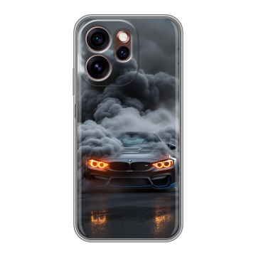 Силиконовый чехол на OPPO Reno15 Pro 5G с принтом BMW БМВ Силиконовый чехол на OPPO Reno15 Pro 5G с принтом BMW БМВ