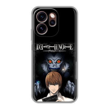 Силиконовый чехол на OPPO Reno15 Pro 5G с принтом Death note Тетрадь смерти