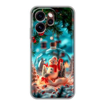 Силиконовый чехол на OPPO Reno15 Pro 5G с принтом Новый год