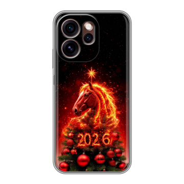 Силиконовый чехол на OPPO Reno15 Pro 5G с принтом Новый год