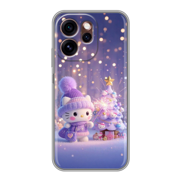 Силиконовый чехол на OPPO Reno15 Pro 5G с принтом Новый год Силиконовый чехол на OPPO Reno15 Pro 5G с принтом Новый год