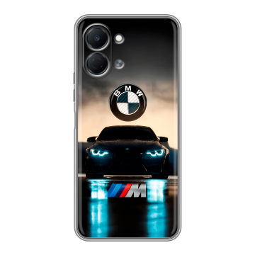 Силиконовый чехол на Tecno Spark Go 3 с принтом БМВ BMW