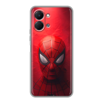 Силиконовый чехол на Tecno Spark Go 3 с принтом Spiderman Человек паук