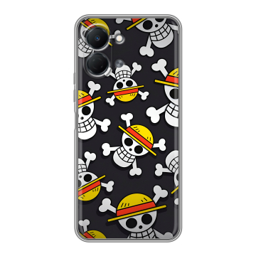 Силиконовый чехол на Tecno Spark Go 3 с принтом One Piece Ван Пис