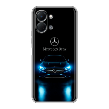 Силиконовый чехол на Tecno Spark Go 3 с принтом Mercedes Мерседес Силиконовый чехол на Tecno Spark Go 3 с принтом Mercedes Мерседес