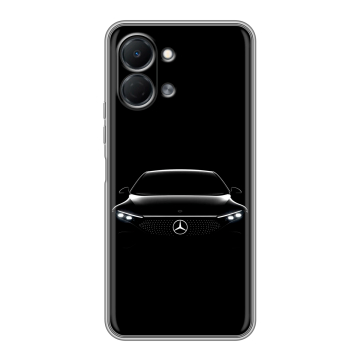 Силиконовый чехол на Tecno Spark Go 3 с принтом Mercedes Мерседес