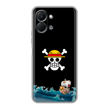 Силиконовый чехол на Tecno Spark Go 3 с принтом One Piece Ван Пис Силиконовый чехол на Tecno Spark Go 3 с принтом One Piece Ван Пис
